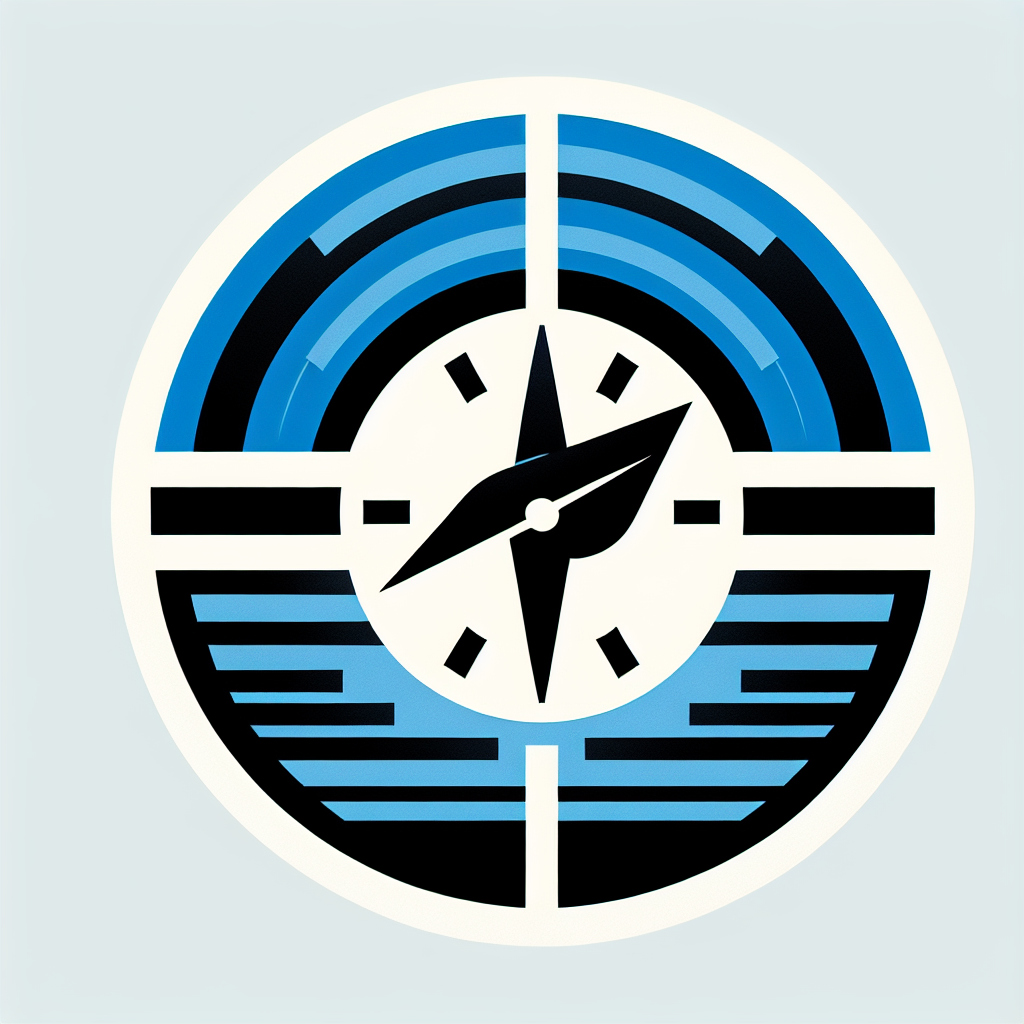 Create a logo for the news website \'Germany News Time\'. The design should be professional and modern, using shades of blue and black. The logo should incorporate elements related to news and Germany, such as a clock or time-related symbol, combined with a subtle nod to German culture or politics. The background should be strictly white (#ffffff), and the logo should be simple, recognizable, and elegant.